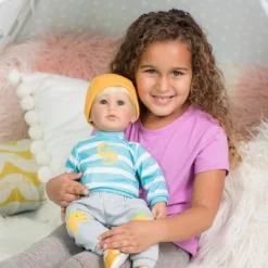 Adora Toddler Doll "Dino Boy" In Striped And Dino Print Top, Coordinating Dino Pants And Yellow Sneakers -FUNKO Shop GUEST 38d104d0 85e2 4c2b 8585 707f008bc19c