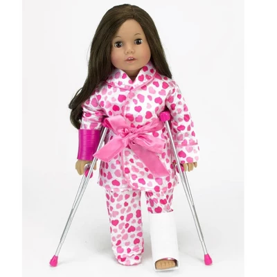 Sophia’s Doll Cast & Crutches Accessories Set For 18" Dolls 1 Sophia’s Doll Cast & Crutches Accessories Set For 18" Dolls