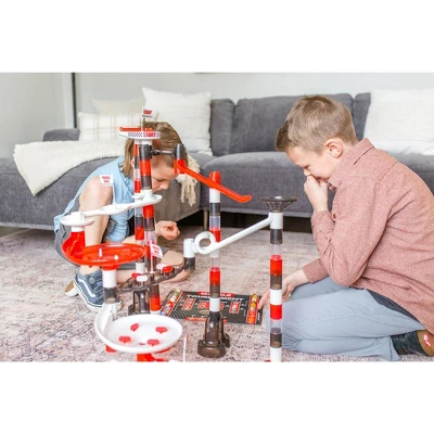 Marble Genius Marble Run Racing Set: 125-Piece Marble Run Racing Set Toys For Kids, Maze Tower Building Blocks, Marble Race Track Rolling Game, Racing 1 Marble Genius Marble Run Racing Set: 125-Piece Marble Run Racing Set Toys For Kids, Maze Tower Building Blocks, Marble Race Track Rolling Game, Racing