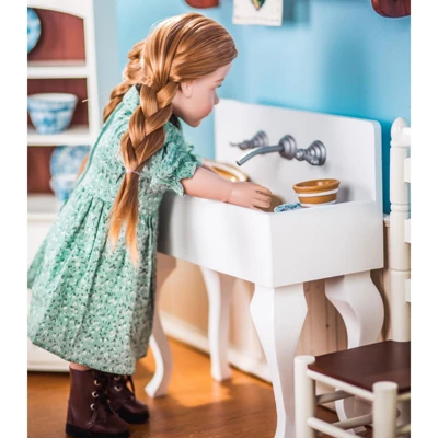 The Queen's Treasures 18" Doll Furniture Farmhouse Sink Fits American Girl 1 The Queen's Treasures 18" Doll Furniture Farmhouse Sink Fits American Girl