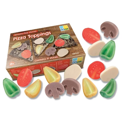 Yellow Door Sensory Play Stones, Pizza Toppings 1 Yellow Door Sensory Play Stones, Pizza Toppings