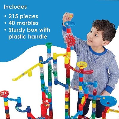 MindWare Mega Marble Run: 215-Piece Set - Building Toys 2 MindWare Mega Marble Run: 215-Piece Set - Building Toys - Image 2