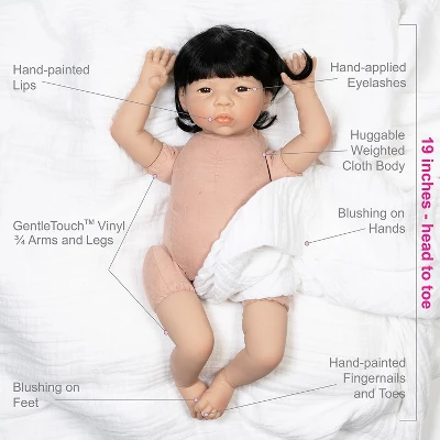 Paradise Galleries Rainbow Ballerina Doll, 19.5 Inch Reborn Toddler Inch Made In GentleTouch Vinyl, 5-Piece Reborn Doll Gift Set 4 Paradise Galleries Rainbow Ballerina Doll, 19.5 Inch Reborn Toddler Inch Made In GentleTouch Vinyl, 5-Piece Reborn Doll Gift Set - Image 4