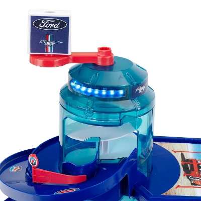 Theo Klein Ford Car Service Helix Shaped Multi Story Parking Garage Pretend Play Toy Playset With 2 Toy Cars For Kids 3 And Up 3 Theo Klein Ford Car Service Helix Shaped Multi Story Parking Garage Pretend Play Toy Playset With 2 Toy Cars For Kids 3 And Up - Image 3
