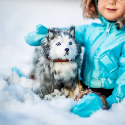 The Queen's Treasures 18 In Doll Husky Puppy Dog With Leash And Collar 1 The Queen's Treasures 18 In Doll Husky Puppy Dog With Leash And Collar
