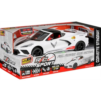New Bright RC 1:8 Scale (22") FF USB Showcase Sportscar - Corvette Stingray - White 9 New Bright RC 1:8 Scale (22") FF USB Showcase Sportscar - Corvette Stingray - White - Image 9