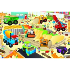 Galt Toys Construction Site Floor Puzzle - 30pc