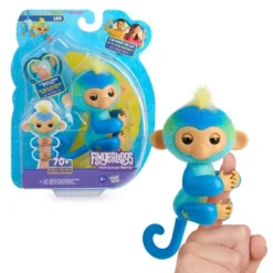 Fingerlings 2023 NEW Interactive Baby Monkey Reacts To Touch 70+ Sounds & Reactions Leo Blue -FUNKO Shop GUEST 43667c02 979d 4c63 b981 8ee364b8b2de