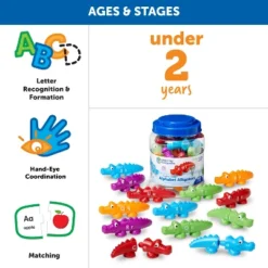 Learning Resources Snap N Learn Alphabet Alligators, 26 Double-Sided Pieces, Ages 18 Mos+ 8 Learning Resources Snap N Learn Alphabet Alligators, 26 Double-Sided Pieces, Ages 18 Mos+ -FUNKO Shop GUEST 439d06e1 50f7 4aa6 8a28 ab6441d7983e