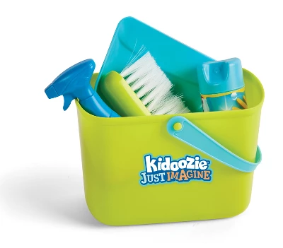 Kidoozie Just Imagine Cleaning Essentials Playset, Pretend Play Broom, Mop, Duster, Dust Pan, Bucket, Ages 2+ 3 Kidoozie Just Imagine Cleaning Essentials Playset, Pretend Play Broom, Mop, Duster, Dust Pan, Bucket, Ages 2+ - Image 3