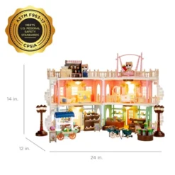 Best Choice Products Deluxe Cottage Dollhouse Mansion Pretend Toy Playset W/ 225 Accessories And Tiny Critters For Kids -FUNKO Shop GUEST 48a17bc0 e5f8 4ccd 8fd9 cf011eeed95a