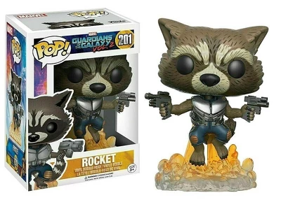 Funko Pop! Movies: Guardians Of The Galaxy Vol 2 - Rocket Racoon With Jetpack Backpack Vinyl Figure 1 Funko Pop! Movies: Guardians Of The Galaxy Vol 2 - Rocket Racoon With Jetpack Backpack Vinyl Figure