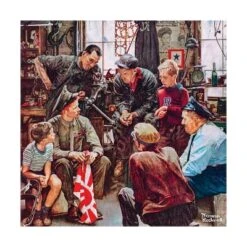 MasterPieces The Saturday Evening Post: Homecoming Marine Jigsaw Puzzle - 1000pc