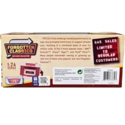 1974 Ford Maverick Grabber White With Orange Stripes "Forgotten Classics" Series 1/24 Diecast Model Car By Motormax