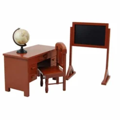 The Queen's Treasures Vintage Wooden 18 Inch Doll School Teachers Desk -FUNKO Shop GUEST 4d147121 d647 4eec 8eb6 409b389445ff
