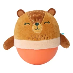Manhattan Toy Wobbly Bobbly Bear Weighted, Soft Silicone Wobble Ball With Embroidered Plush Baby & Toddler Toy -FUNKO Shop GUEST 4e3f42ed e3f0 4233 b5b0 019393ac670b