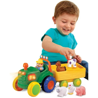 Kidoozie Funtime Tractor, Motorized Farm Playset With Animal Sounds, Ages 12 Months And Up 4 Kidoozie Funtime Tractor, Motorized Farm Playset With Animal Sounds, Ages 12 Months And Up - Image 4