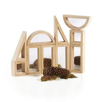 Guidecraft Guidecraft Hardwood Mirror Blocks - 10 Piece Set 1 Guidecraft Guidecraft Hardwood Mirror Blocks - 10 Piece Set