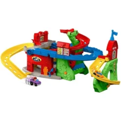Fisher Price Fisher-Price Little People Sit 'N Stand Skyway 2-In-1 Vehicle Racing Playset