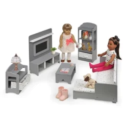 Media Room Furniture Set For 18" Dolls - Gray/White -FUNKO Shop GUEST 52796a88 829c 4f64 9ade b46feadc0e23