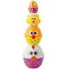 Kidoozie Chicken N' Egg Stackers, 8 Piece Set, Stacks Over 12" Tall, Playful And Colorful For Children 9-24 Months
