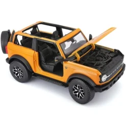 2021 Ford Bronco Badlands Orange Metallic "Special Edition" 1/18 Diecast Model Car By Maisto
