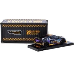 Audi R8 LMS GT4 #505 "A.T. Field" Super Taikyu ST-Z (2020) With Container Case 1/64 Diecast Model Car By Tarmac Works