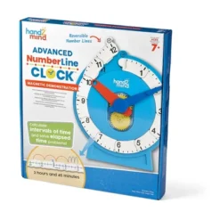 Learning Resources Hand2mind Advanced Magnetic NumberLine Clock (Set Of 1)