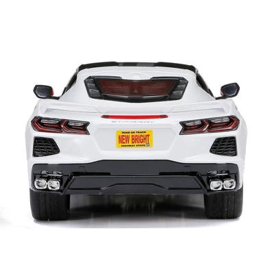 New Bright RC 1:8 Scale (22") FF USB Showcase Sportscar - Corvette Stingray - White 5 New Bright RC 1:8 Scale (22") FF USB Showcase Sportscar - Corvette Stingray - White - Image 5