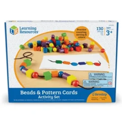 Learning Resources Beads And Pattern Card Set, 130 Piece Set, Ages 3+ -FUNKO Shop GUEST 542b63b2 1cb3 4e1a 91e9 fb03d5549cb5