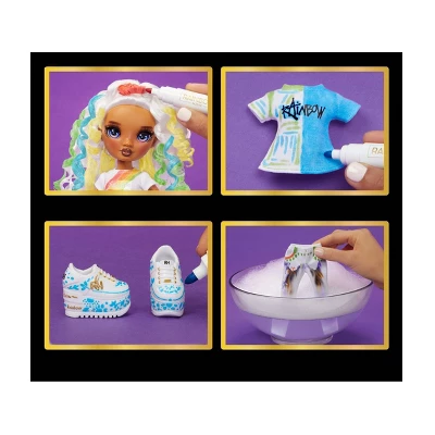 Rainbow High Color & Create DIY Fashion Doll - Purple Eyes/Curly Hair 7 Rainbow High Color & Create DIY Fashion Doll - Purple Eyes/Curly Hair - Image 7