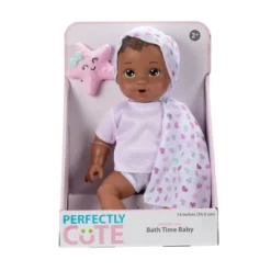Perfectly Cute Bathtime Baby Doll - Brown Hair