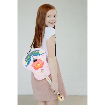 Buffalo Games TinkerTar Pink Floral Single String Guitar 7 Buffalo Games TinkerTar Pink Floral Single String Guitar - Image 7