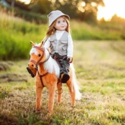 The Queen's Treasures 18 In Doll Chestnut Pony, Saddle, Reigns, And Blanket -FUNKO Shop GUEST 58bd4a64 e2a6 4f5c b8b9 b4832748ebda