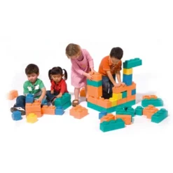 Gorilla Blocks� Extra Large Building Blocks, Assorted Colors, 66 Pieces