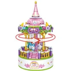 Contixo BK02 Carousel Building Block Set With Music Box - 488 PCS -FUNKO Shop GUEST 5c606be7 742e 4681 b699 65a9da1ee3a5