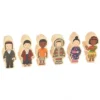 Kaplan Early Learning Children Around The World Wooden Figures - Set Of 17