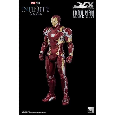 Marvel Iron Man Mark 46 1:12 Scale Figure | Threezero The Avengers Infinity Saga DLX Action Figures 2 Marvel Iron Man Mark 46 1:12 Scale Figure | Threezero The Avengers Infinity Saga DLX Action Figures - Image 2