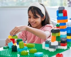 Strictly Briks Toy Building Block - Classic Big Briks Baseplate, Green (1-piece)