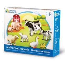 Learning Resources Jumbo Farm Animals Mommas And Babies - 8 Pieces, Ages 18+ Months Toddler Learning Toys, Farm Animal Figures For Kids -FUNKO Shop GUEST 627572f6 fb21 45e0 8c48 7eee27d3553a