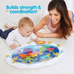 Kidoozie Pat 'n Laugh Water Mat For Infants And Toddlers Ages 3-18 Months - Encourage Tummy Time With 6 Fun Floating Sea Friends To Discover -FUNKO Shop GUEST 63df8018 b2e5 4adc a178 79017761374b