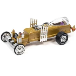 Barris Drag-U-La "The Munsters" "Trivia Pursuit" W/Collector's Token And Game Card 1/64 Diecast Model Car By Johnny Lightning