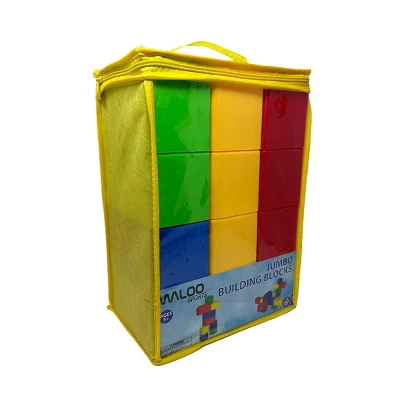 Waloo Sports Jumbo Building Blocks - 19pc Set 3 Waloo Sports Jumbo Building Blocks - 19pc Set - Image 3