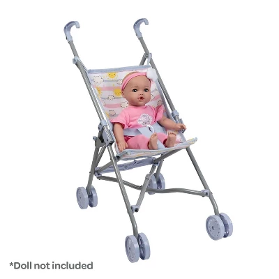 Adora Baby Doll Stroller With Color Changing Sunny Days Print, Fits Up To 18 Inch Baby Dolls 4 Adora Baby Doll Stroller With Color Changing Sunny Days Print, Fits Up To 18 Inch Baby Dolls - Image 4