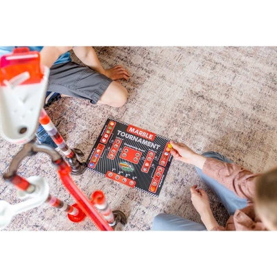 Marble Genius Marble Run Racing Set: 125-Piece Marble Run Racing Set Toys For Kids, Maze Tower Building Blocks, Marble Race Track Rolling Game, Racing 2 Marble Genius Marble Run Racing Set: 125-Piece Marble Run Racing Set Toys For Kids, Maze Tower Building Blocks, Marble Race Track Rolling Game, Racing - Image 2