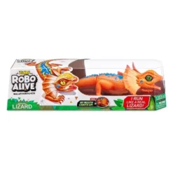 Robo Alive Robotic Orange Lizard Toy By ZURU