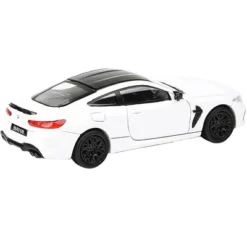BMW M8 Coupe Alpine White With Black Top 1/64 Diecast Model Car By Paragon
