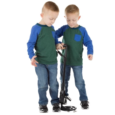 Toy Time Kids' Metal Detector Treasure Finder For Ages 3 And Up - 6.5" X 28.5", Black 2 Toy Time Kids' Metal Detector Treasure Finder For Ages 3 And Up - 6.5" X 28.5", Black - Image 2