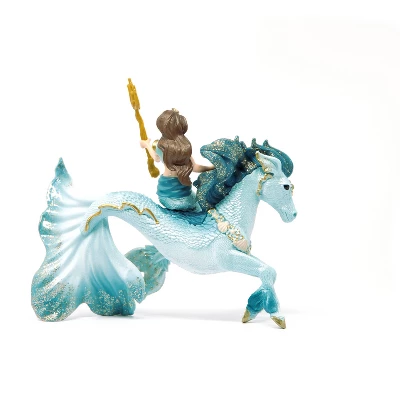 Schleich Mermaid Eyela On Underwater Horse Animal Figure 2 Schleich Mermaid Eyela On Underwater Horse Animal Figure - Image 2