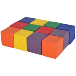 Soozier 12 Piece Soft Play Blocks Soft Foam Toy Building And Stacking Blocks Compliant Learning Toys For Toddler Baby Kids Preschool -FUNKO Shop GUEST 7032d956 404e 4c25 a750 157c1409e844